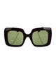 Gucci Interlocking G Logo Square Sunglasses