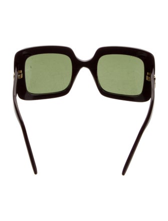 Gucci Interlocking G Logo Square Sunglasses