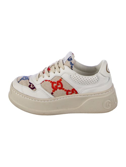 Gucci Interlocking G Logo Leather Sneakers