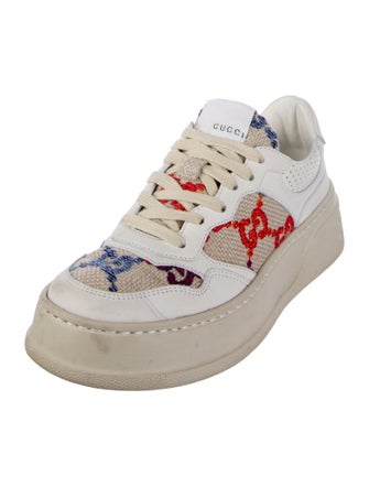 Gucci Interlocking G Logo Leather Sneakers