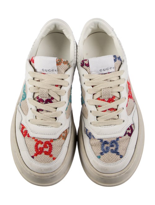 Gucci Interlocking G Logo Leather Sneakers