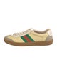 Gucci Web Accent Leather Sneakers