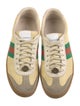Gucci Web Accent Leather Sneakers
