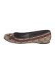 Gucci Canvas Printed Ballet Flats