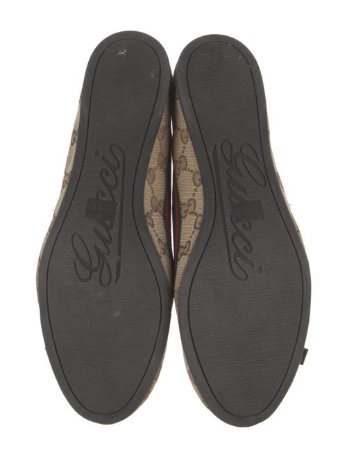 Gucci Canvas Printed Ballet Flats