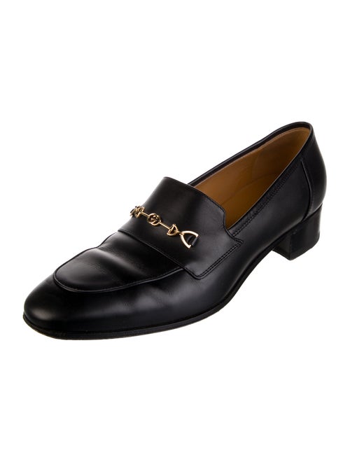 Gucci Interlocking G Horsebit Leather Loafers