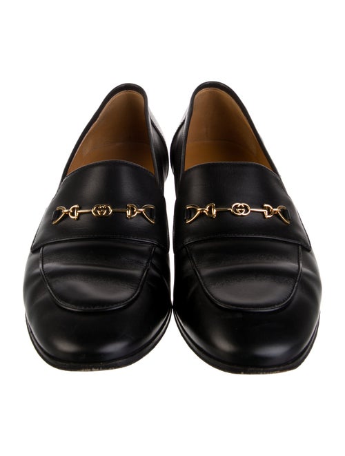 Gucci Interlocking G Horsebit Leather Loafers