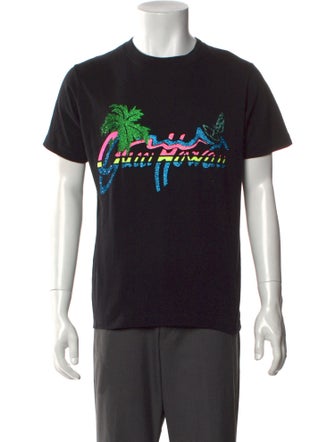 Gucci Graphic Print Crew Neck T-Shirt