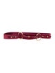 Gucci Horsebit Accent Canvas Waist Belt