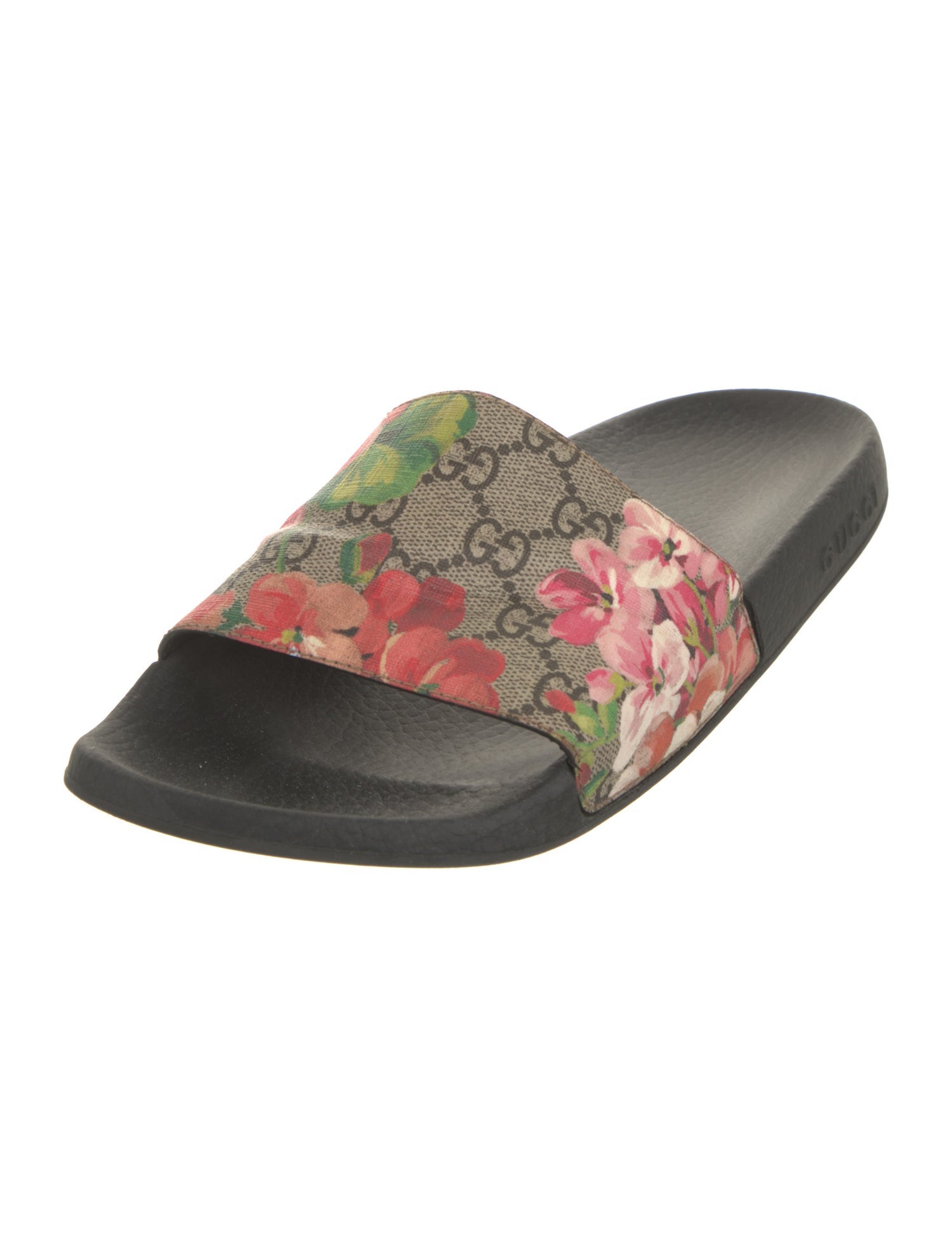 Gucci Blooms Print Slides