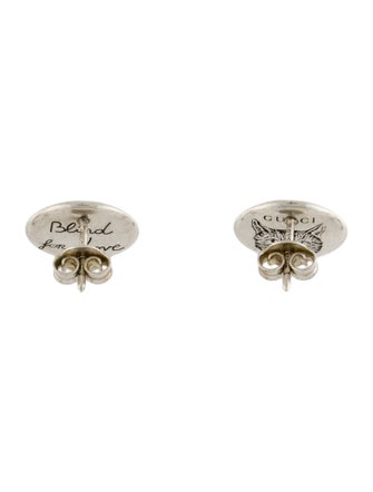 Gucci 'Blind for Love' Cat Stud Earrings