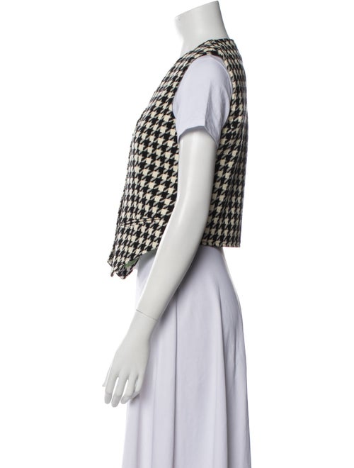 Gucci Houndstooth Wool Vest