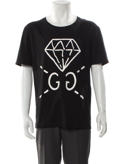 Gucci Graphic Print Crew Neck T-Shirt