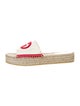 Gucci Interlocking G Logo Canvas Espadrilles