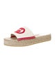 Gucci Interlocking G Logo Canvas Espadrilles