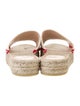Gucci Interlocking G Logo Canvas Espadrilles