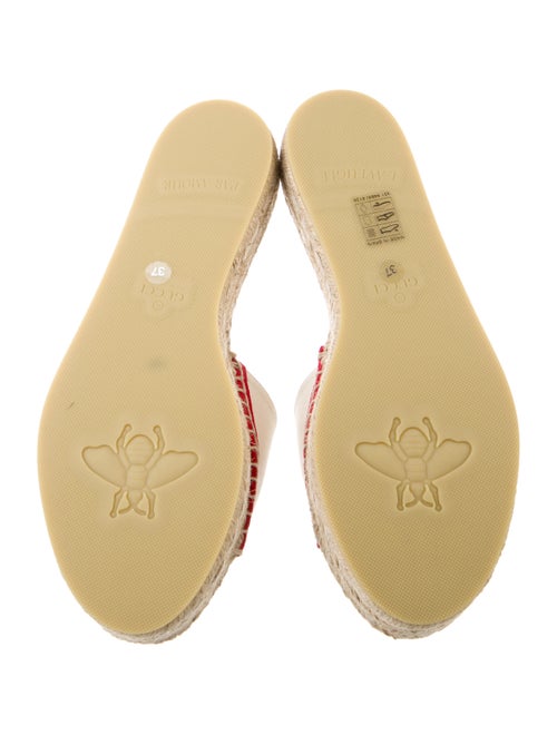 Gucci Interlocking G Logo Canvas Espadrilles