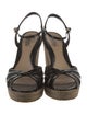 Gucci Microguccissima Pattern Patent Leather Espadrilles