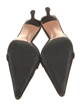 Gucci Horsebit Accent Suede Mules