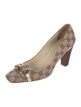 Gucci GG Canvas Canvas Pumps
