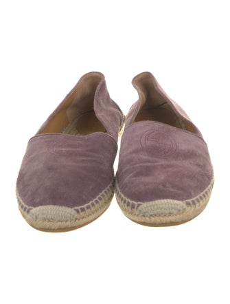 Gucci Interlocking G Logo Suede Espadrilles
