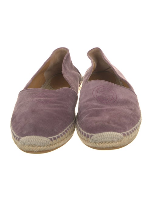 Gucci Interlocking G Logo Suede Espadrilles