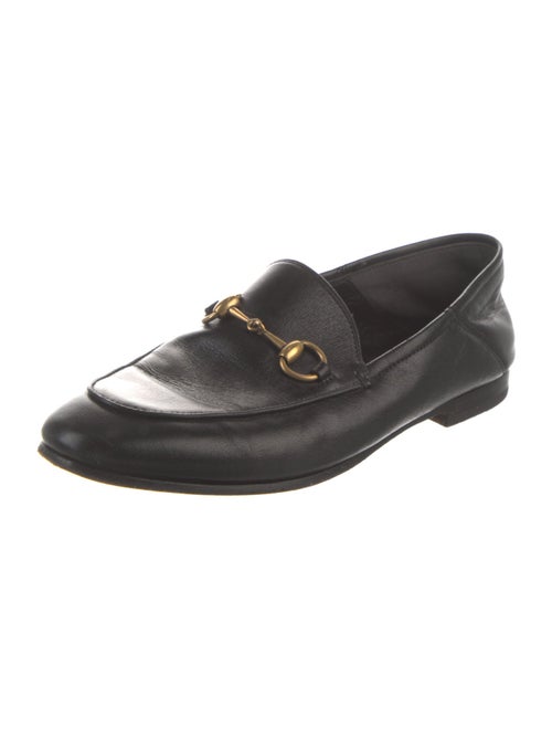 Gucci Horsebit Accent Leather Loafers