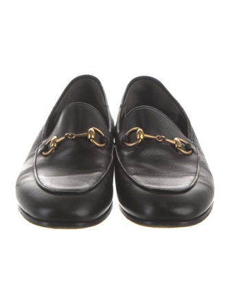 Gucci Horsebit Accent Leather Loafers