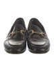 Gucci Horsebit Accent Leather Loafers