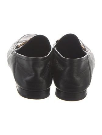 Gucci Horsebit Accent Leather Loafers