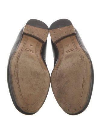 Gucci Horsebit Accent Leather Loafers