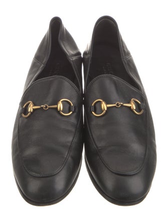 Gucci Horsebit Accent Leather Loafers