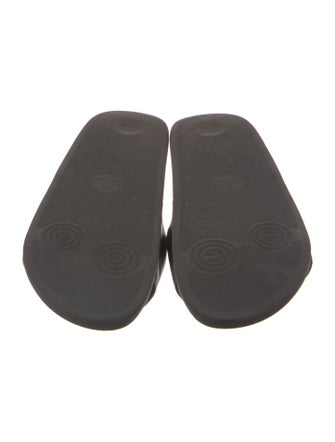 Gucci Interlocking G Logo Leather Slides
