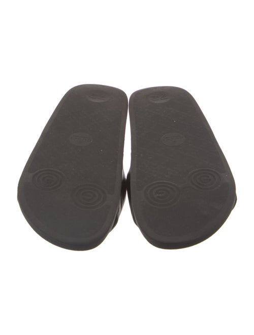 Gucci Interlocking G Logo Leather Slides