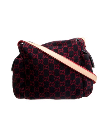 Gucci GG Wool Diaper Bag