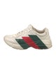 Gucci Web Accent Leather Sneakers