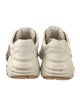 Gucci Web Accent Leather Sneakers