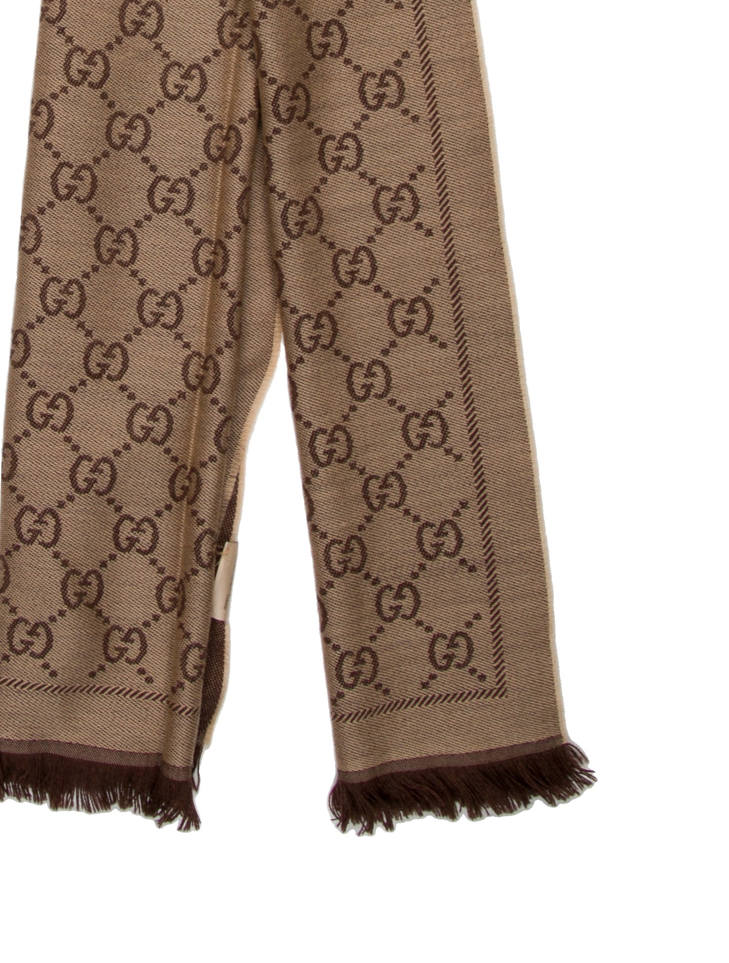 Gucci Wool GG Logo Scarf