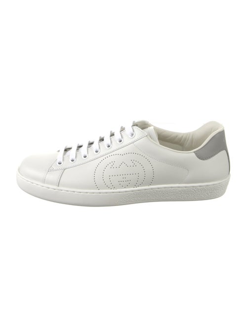 Gucci Interlocking G Logo Leather Sneakers
