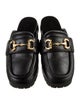 Gucci Horsebit Accent Leather Mules