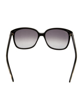 Gucci Web Accent Oversize Sunglasses