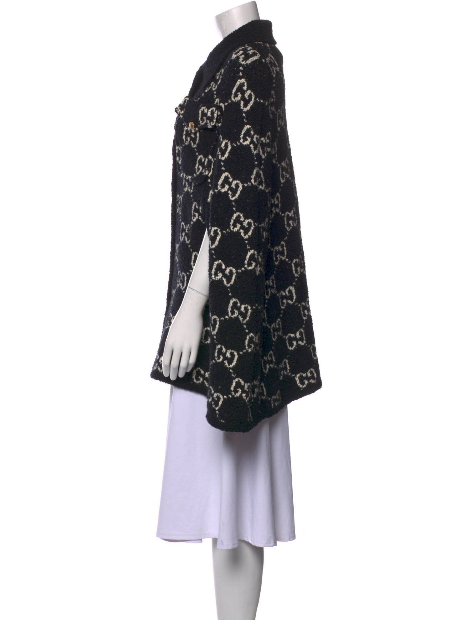 Gucci Printed Mock Neck Sweater