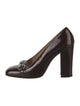 Gucci Horsebit Accent Patent Leather Pumps