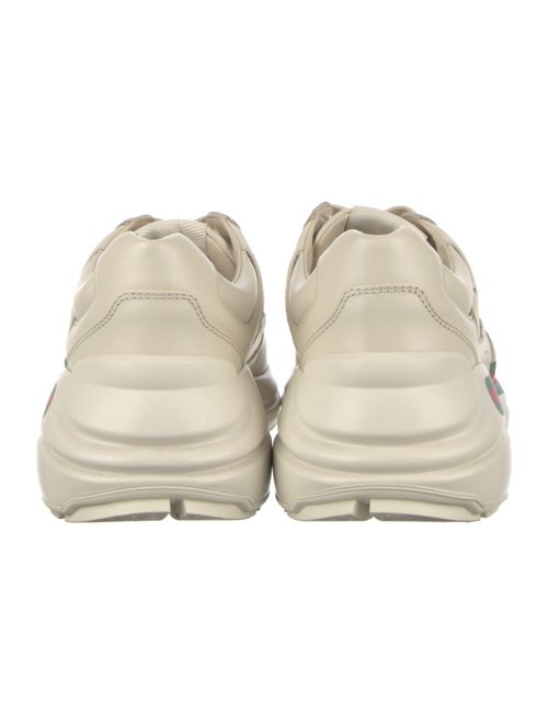 Gucci Web Accent Leather Sneakers