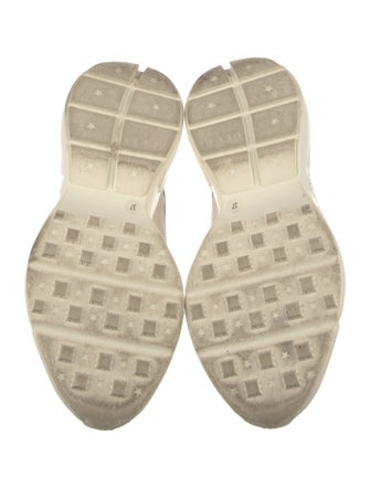 Gucci Web Accent Leather Sneakers