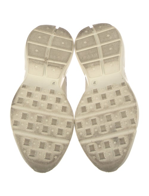 Gucci Web Accent Leather Sneakers