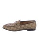 Gucci Jordaan GG Canvas Loafers