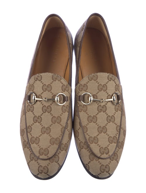 Gucci Jordaan GG Canvas Loafers