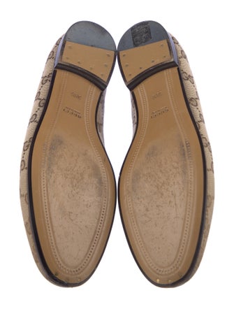 Gucci Jordaan GG Canvas Loafers