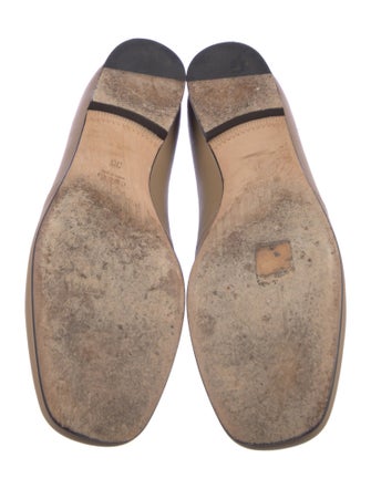 Gucci Horsebit Accent Leather Loafers